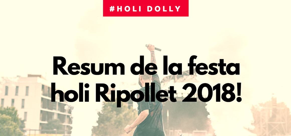 Resum festa holi Ripollet 2018