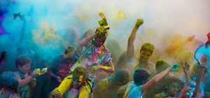 Fiesta holi Navidad